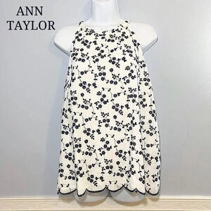 Ann Taylor Floral Tunic Halter Top Medium NWT